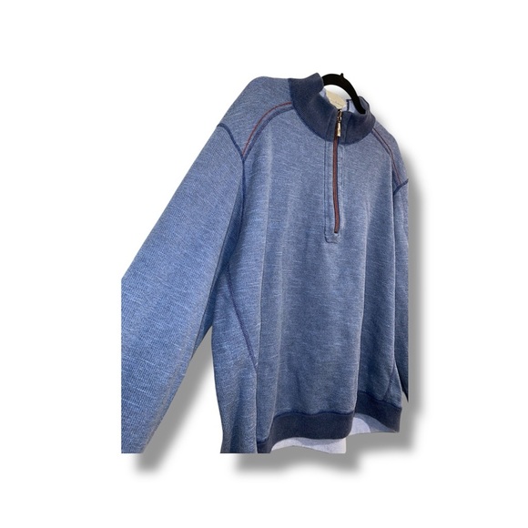 Reversible Tommy Bahama Half-Zip Sweater - Picture 4 of 10